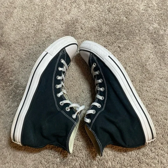 Converse Chuck Taylor Black and White High-Top Sneakers Unisex SZ 13M/15 W - Picture 11 of 16